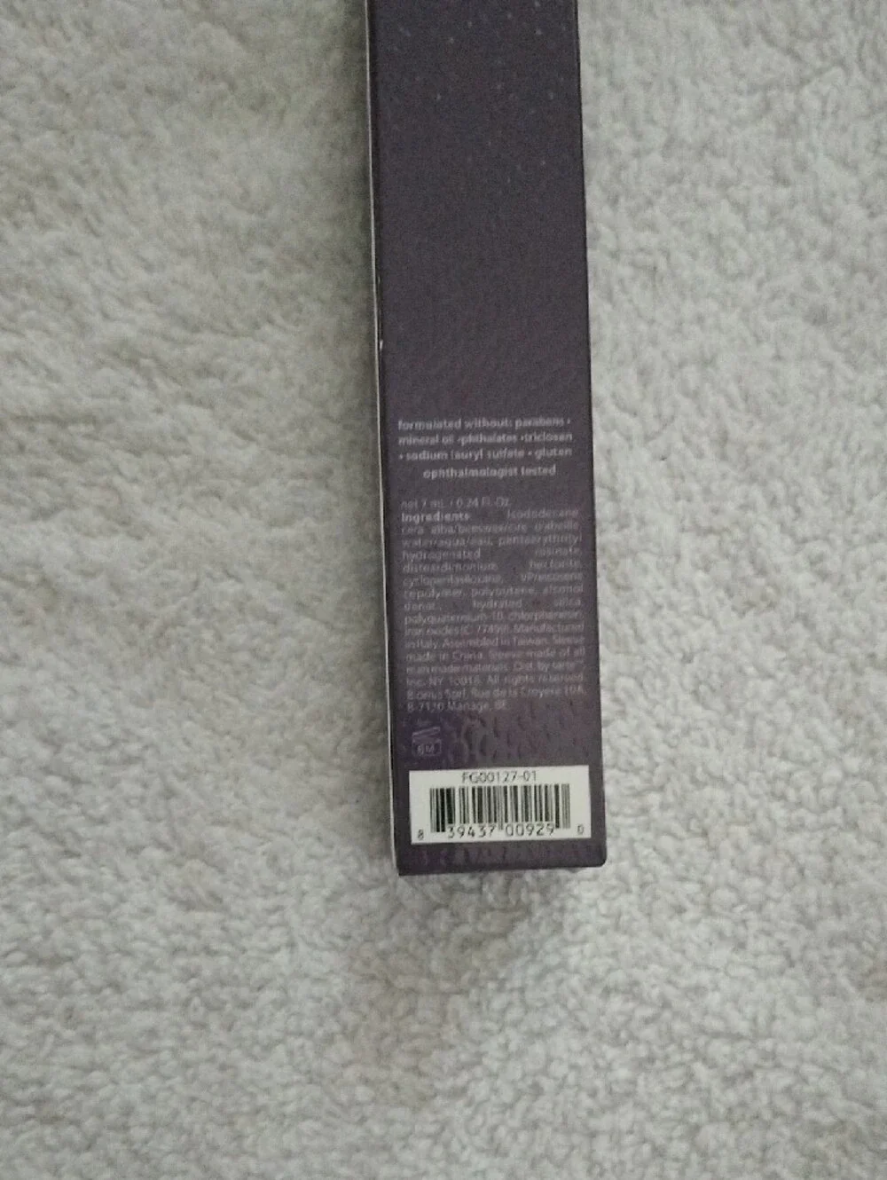 tarte lights, CAMERA, SPLASHES Waterproof Mascara - Purple with Gold lettering